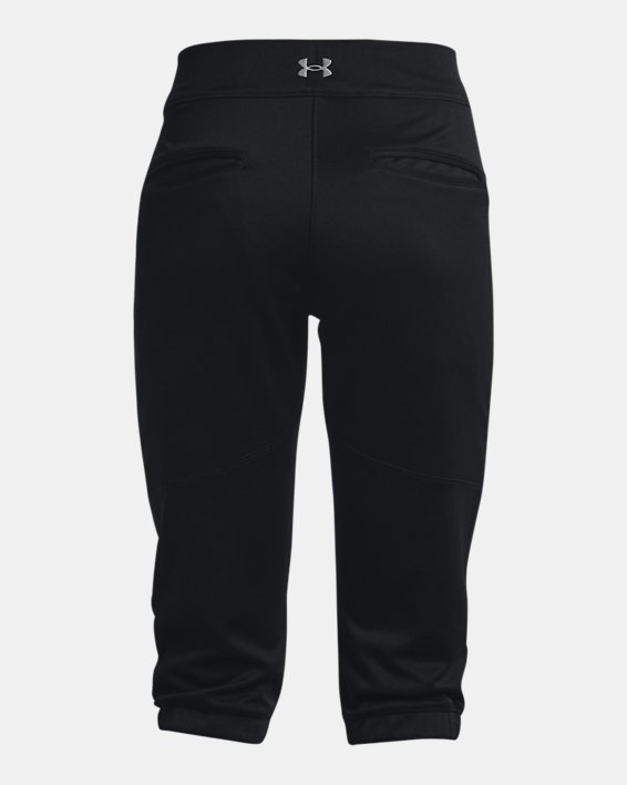 Women's UA Vanish Beltless Softball Pants, Black, pdpMainDesktop image number 6